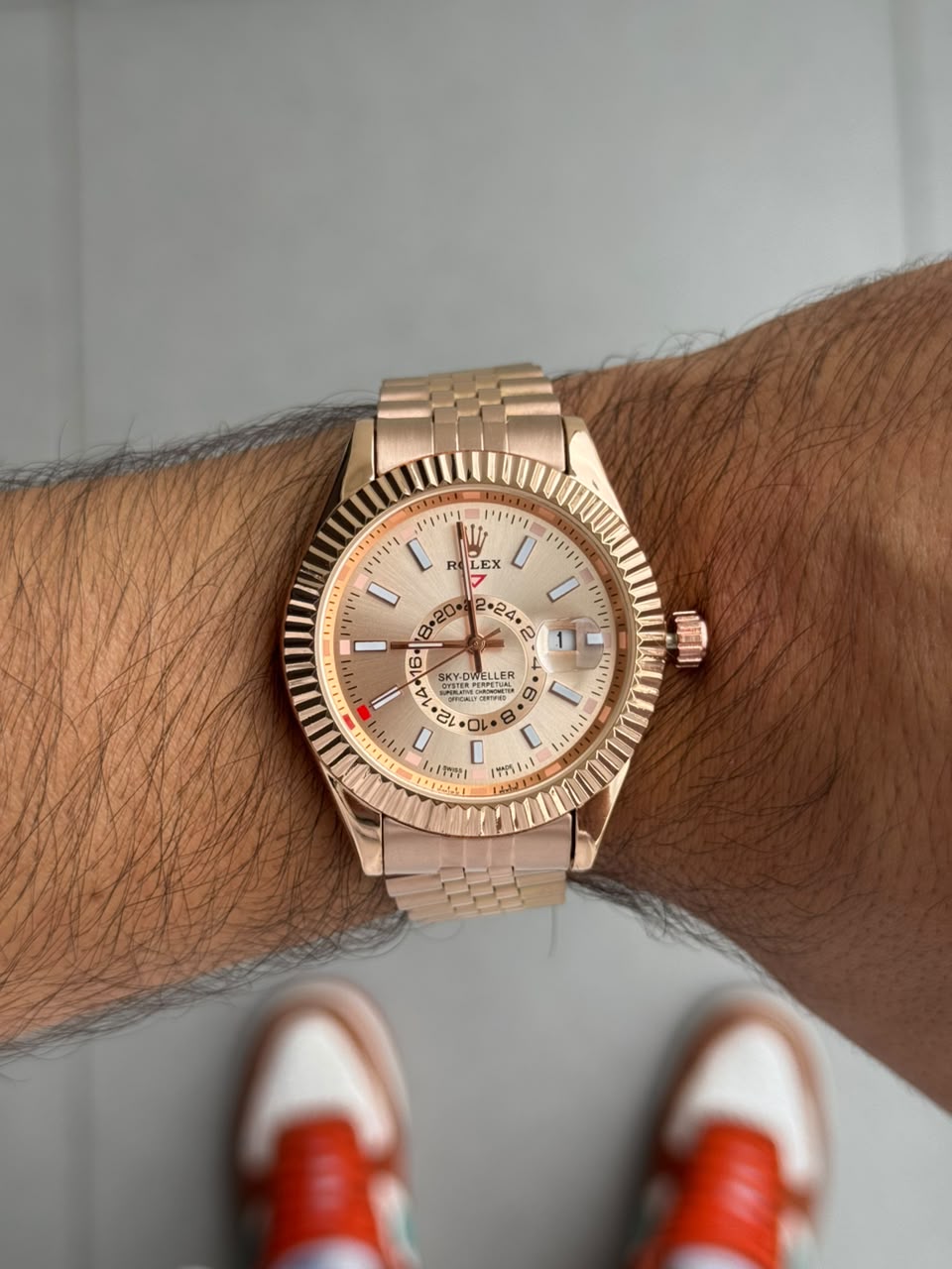 Rlx Sky Oro Rosa Tablero Oro Rosa