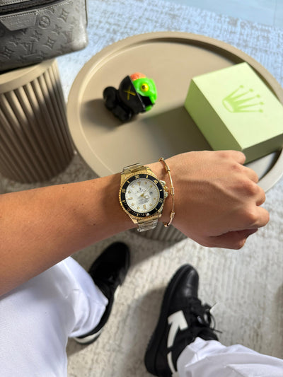 Rlx Submariner New Dorado Tablero Blanco