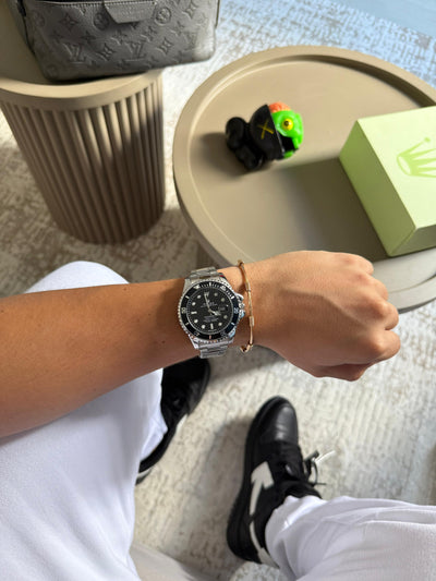 Rlx Submariner new plateado tablero negro