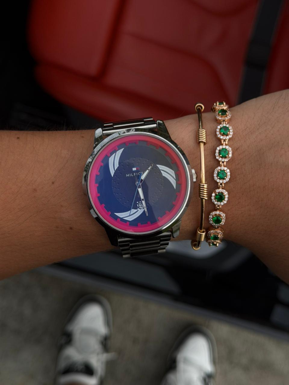 Tmmy Plateado Tablero Azul Rojo