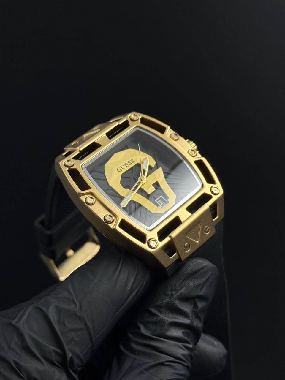 Gss Mansory Goma Negra Tablero Negro Dorado Dorado