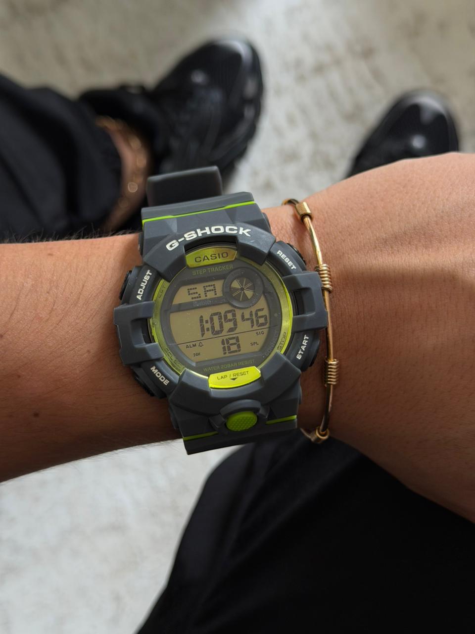 G-shck Gbd 800 Gris Tablero Verde