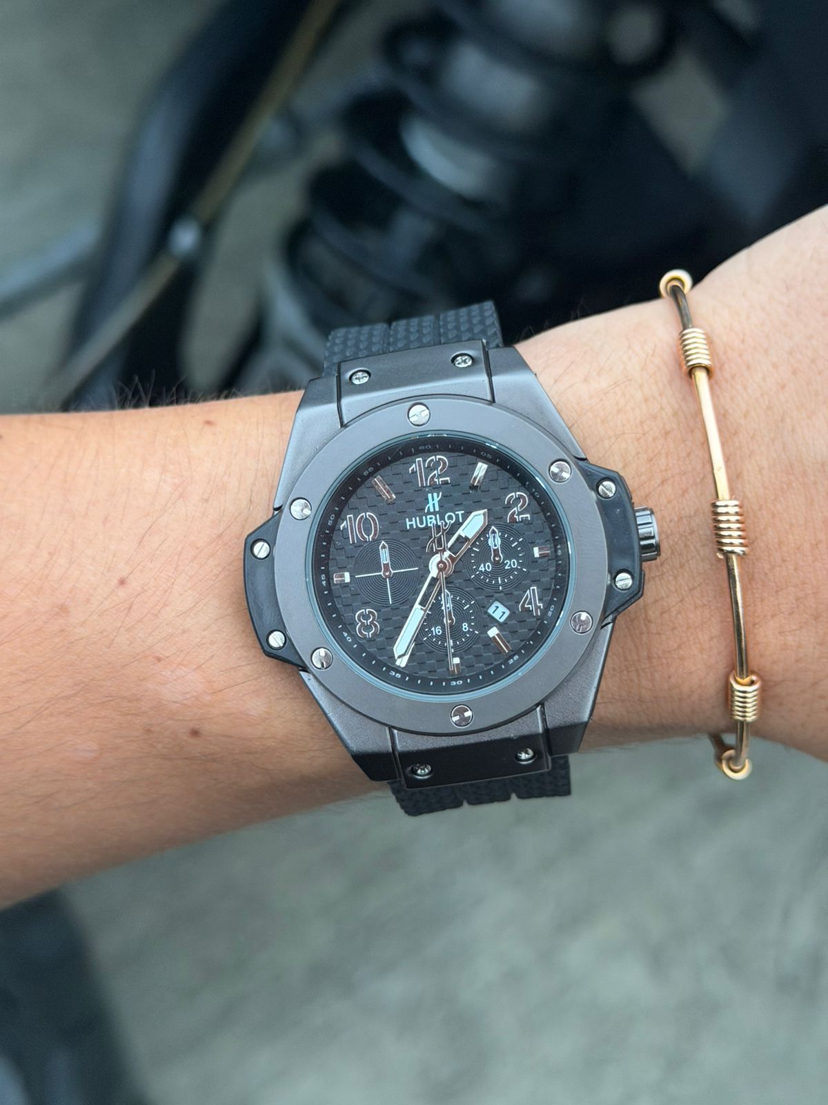 Hblt Goma Negra Tablero Negro