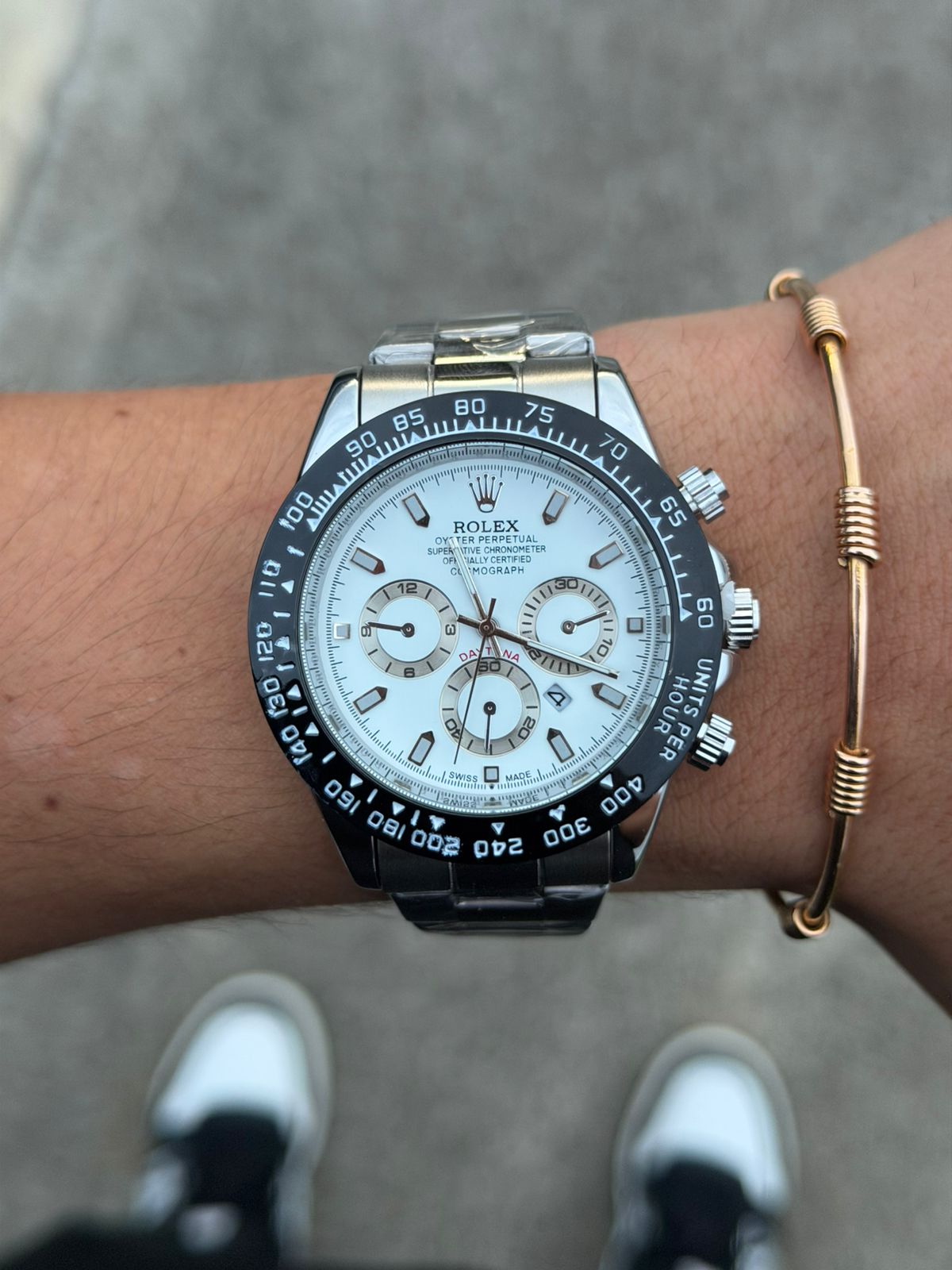 Rlx Daytn Plateado Tablero Blanco Nergro