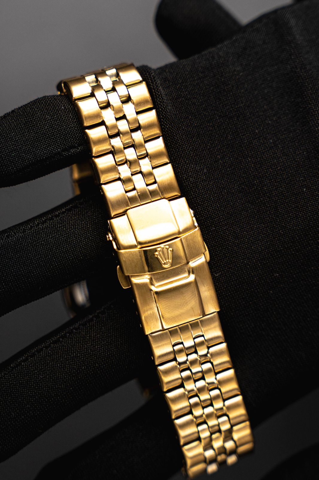 Rlx Trenzado Dorado Tablero Negro