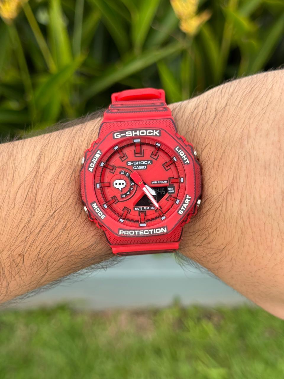 G-Shck Manga Rojo Tablero Rojo