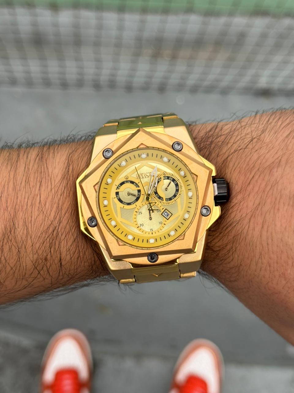 Invct Estrella Dorado Tablero Dorado