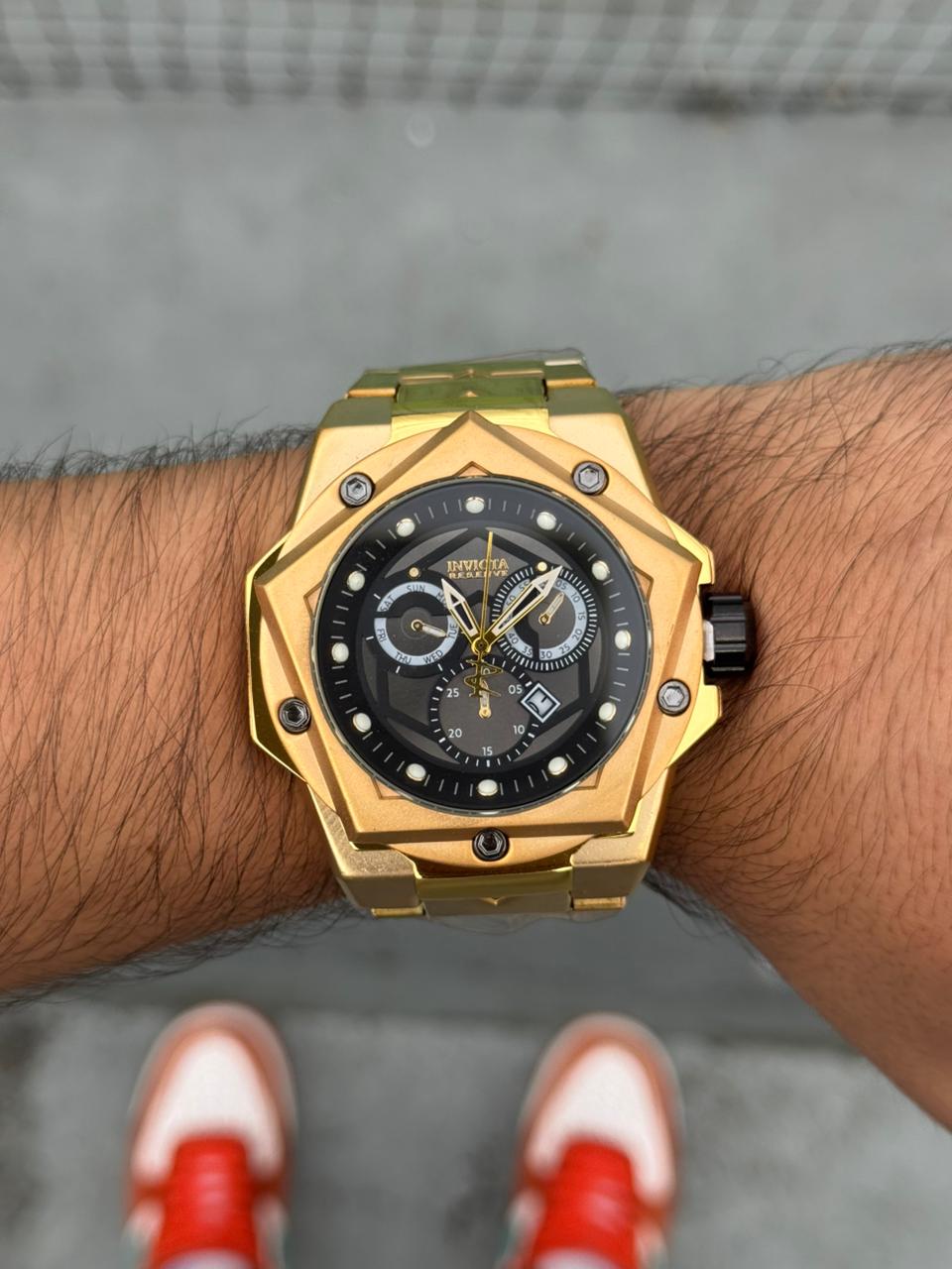 Invct Estrella Dorado Tablero Negro