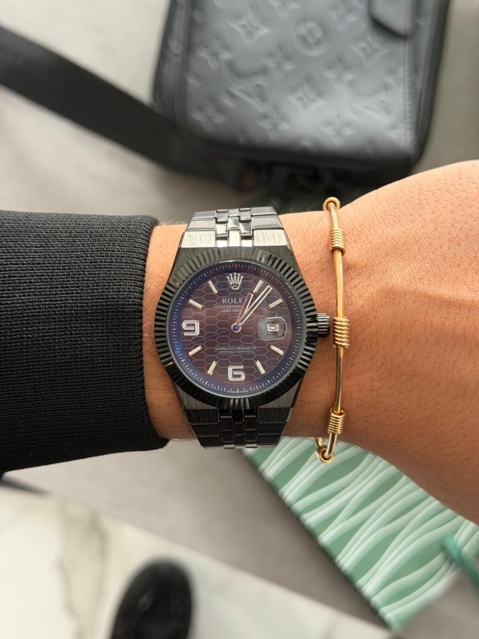 Rlx Lx Negro Tablero Morado