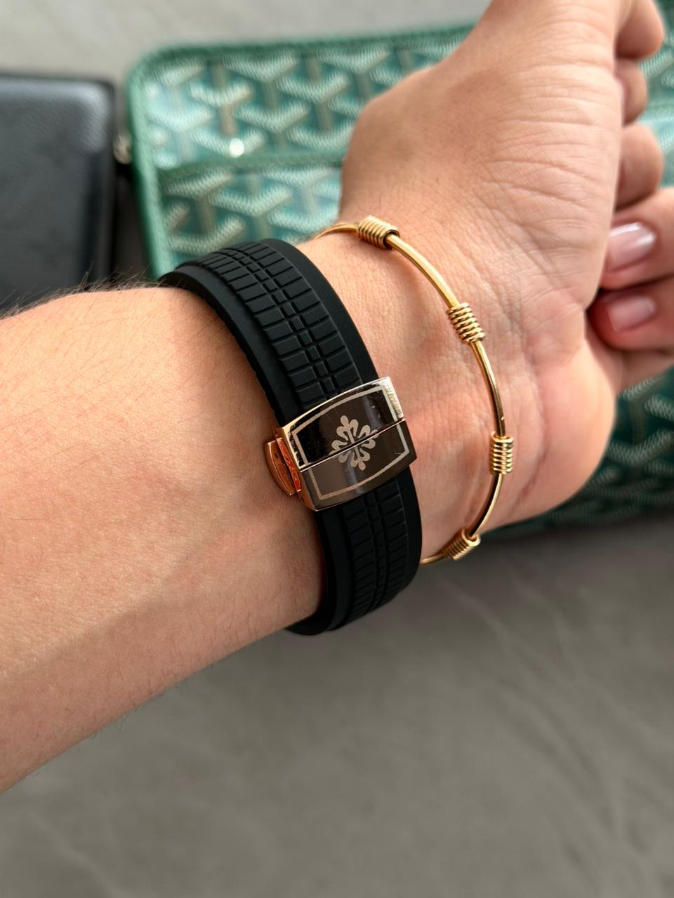 Ptk Circones Goma Negra Tablero Dorado