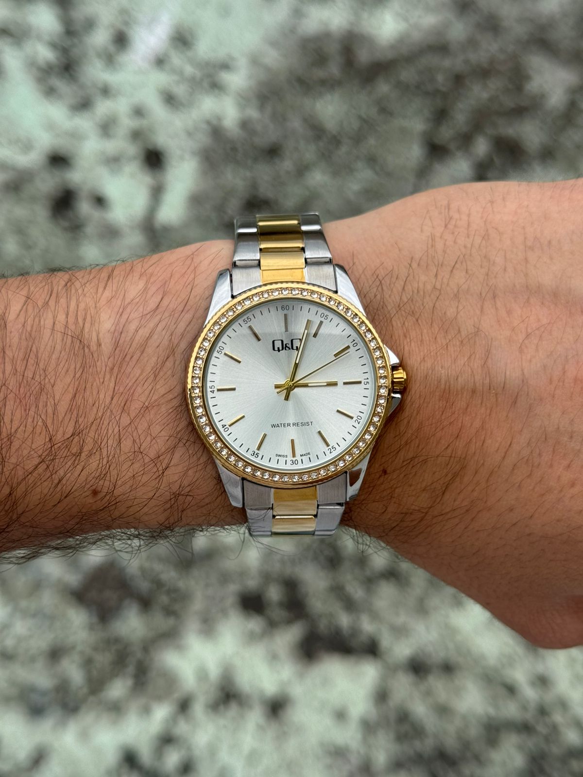 QYQ Plano Diamond Bicolor Dorado Tablero Plateado