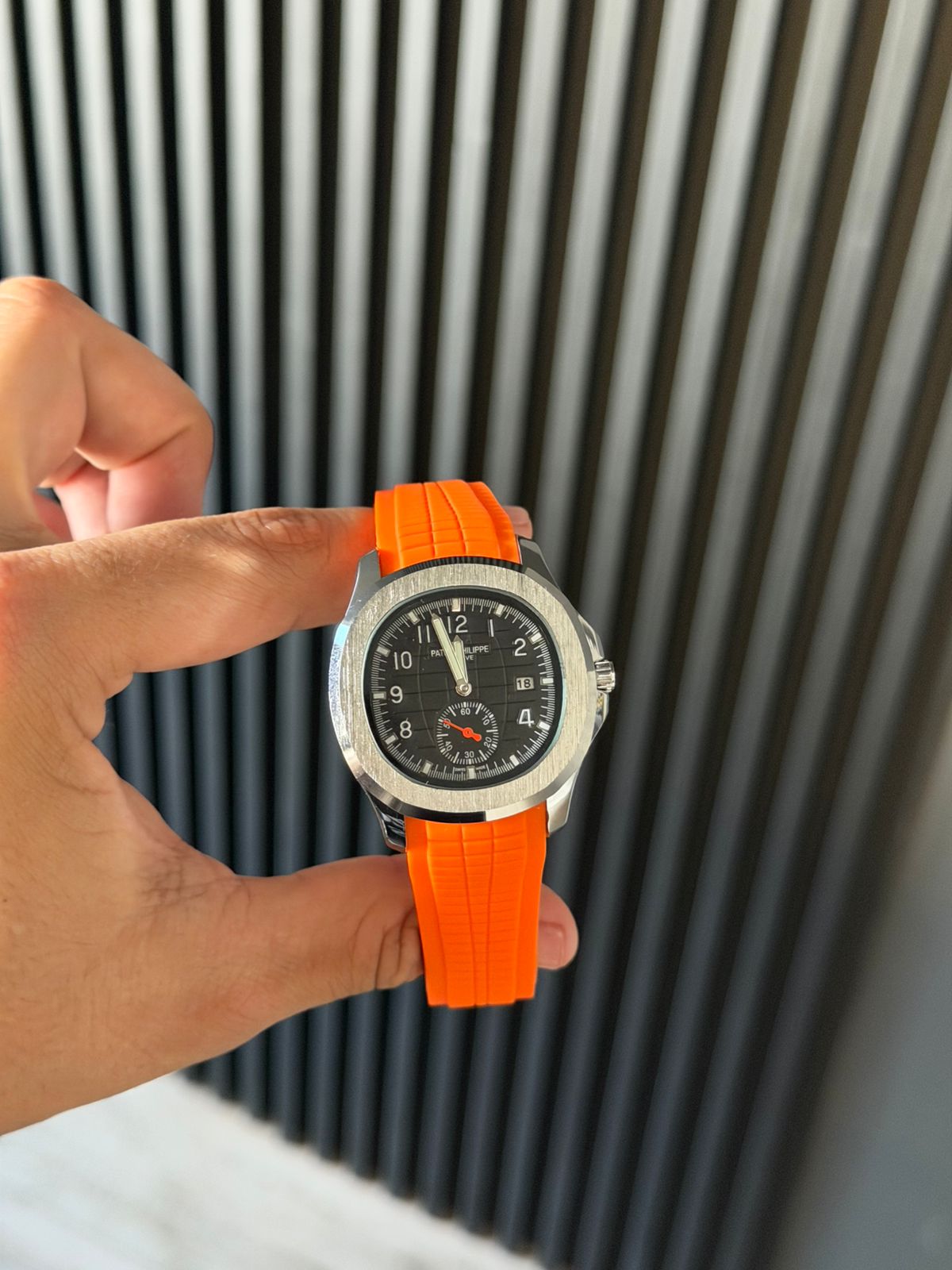 Ptk 2026 Goma Naranja Tablero Negro Plateado