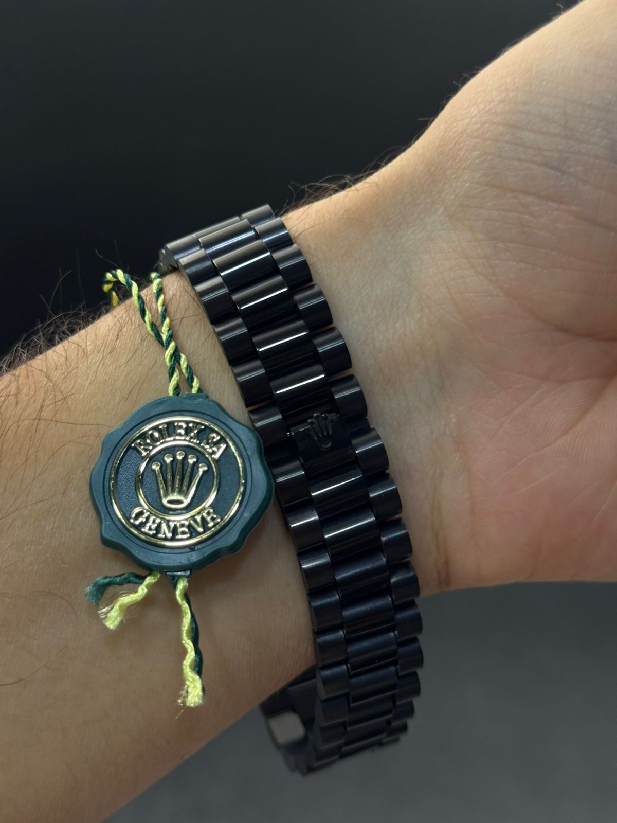 Rlx Roman Liso Negro Tablero Plateado