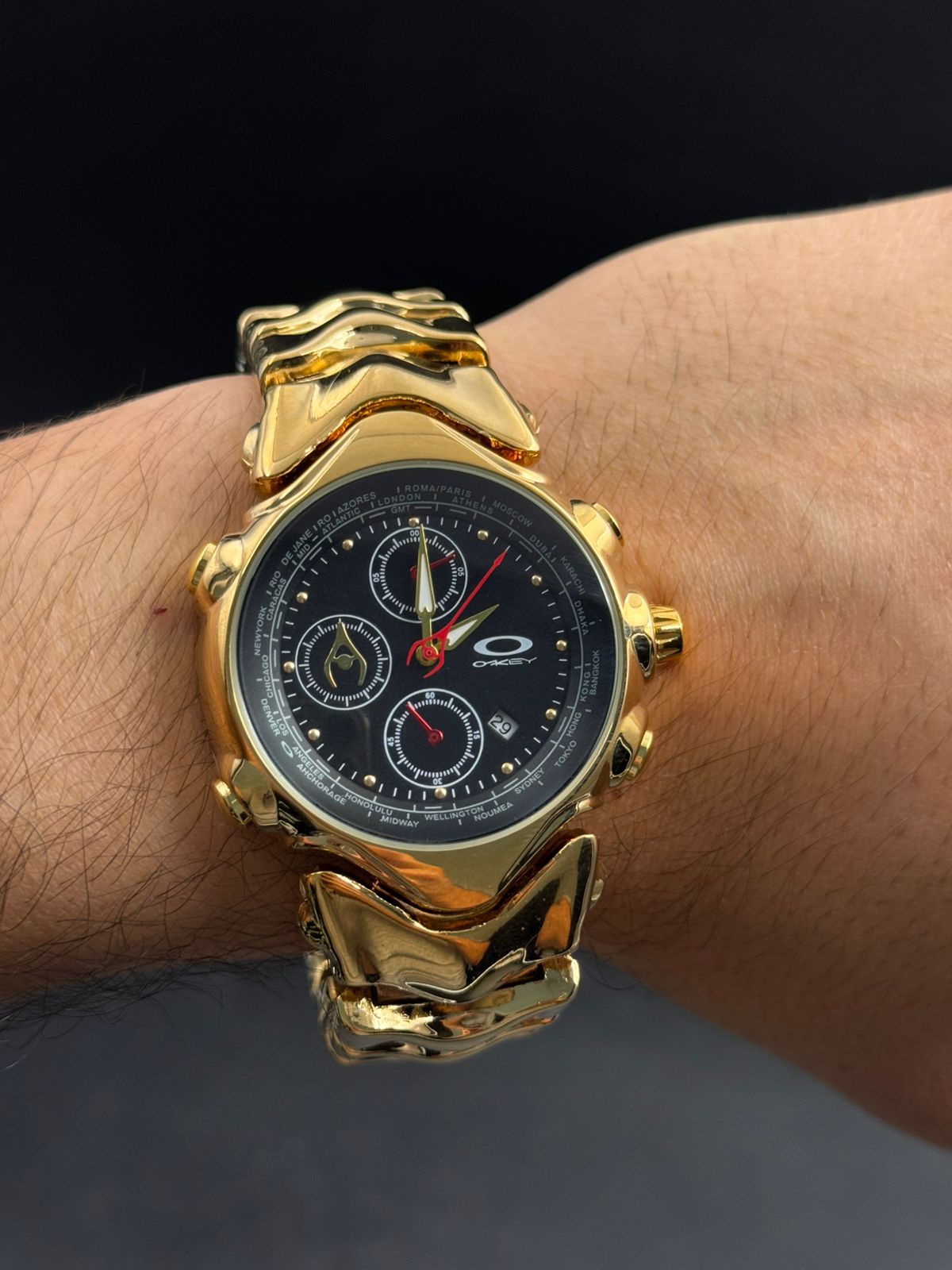 Okey Gmt Dorado Tablero Negro