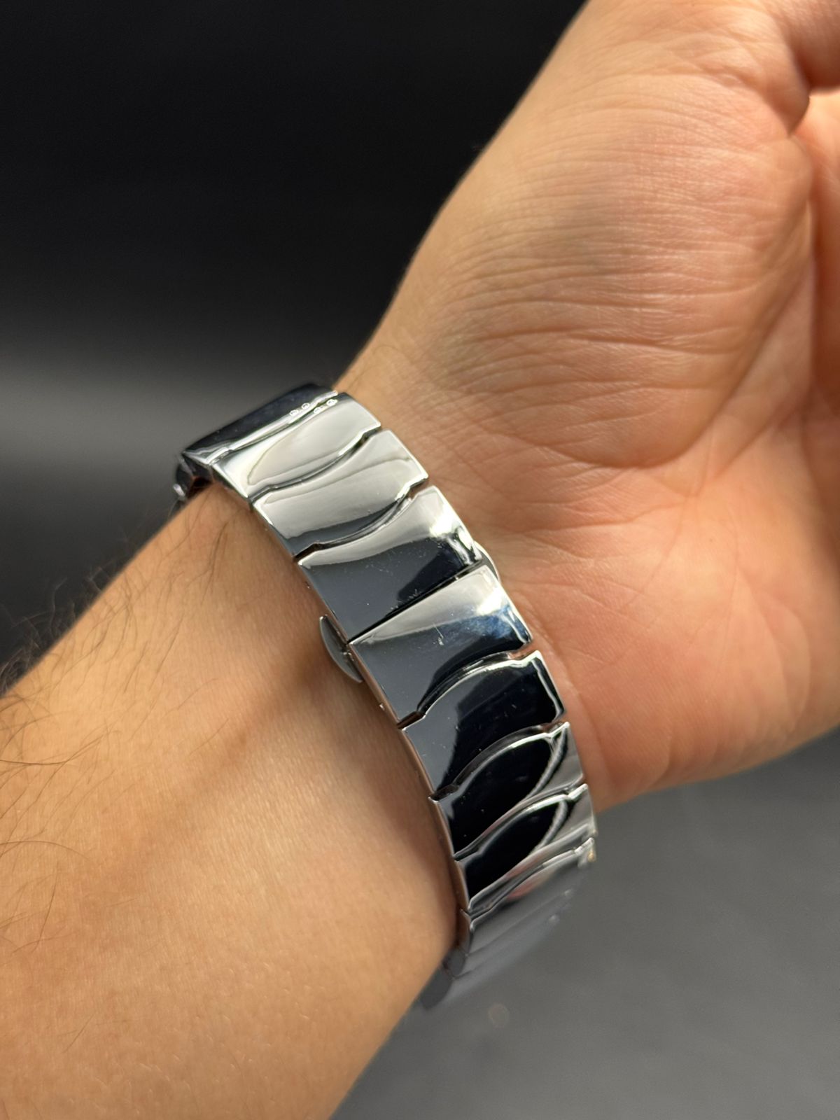 Okl Metalico Plateado Tablero Azul