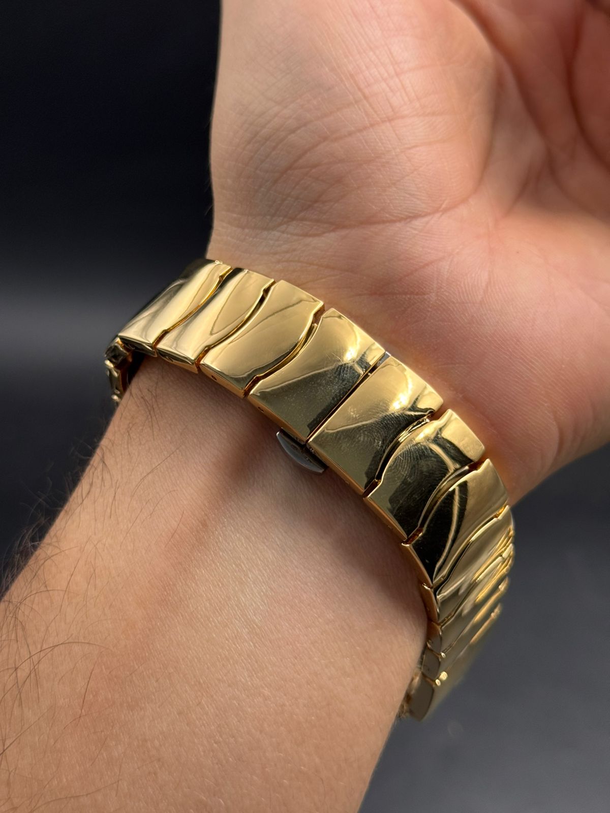 Okl Metalico Dorado Tablero Azul