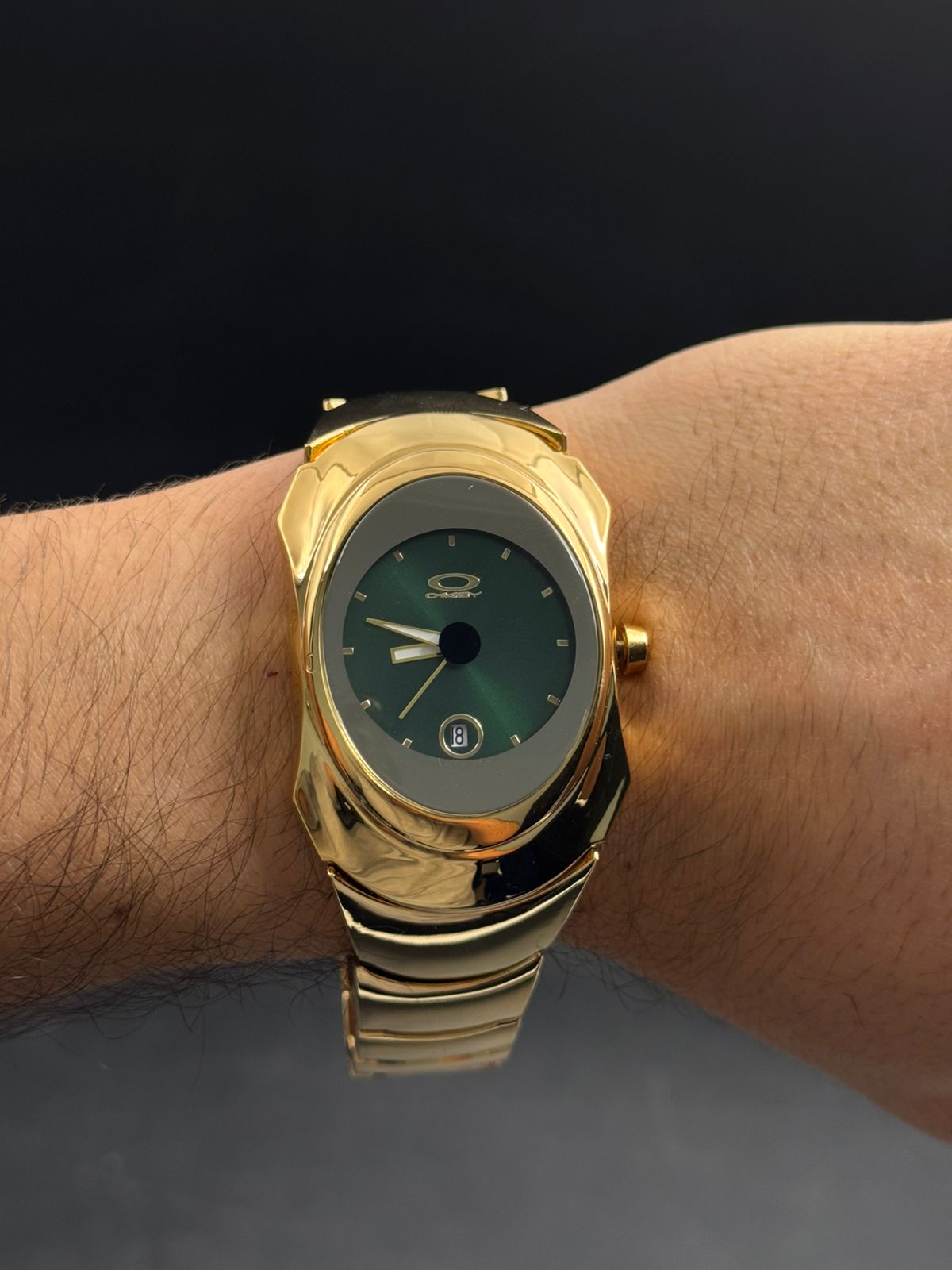 Okl Metalico Dorado Tablero Verde