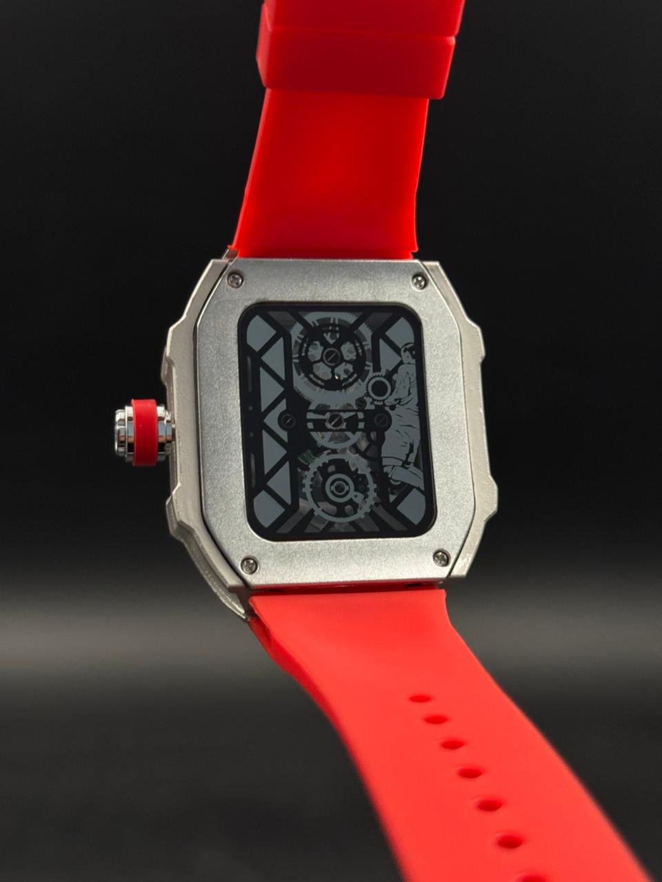 Rchrd Mll C7 Goma Rojo Tablero Plateado