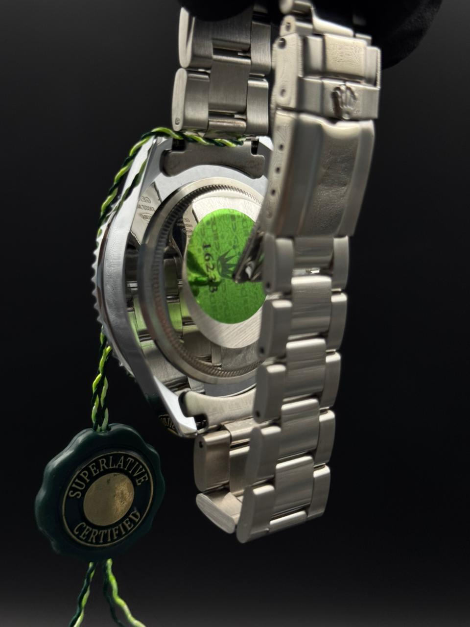 Rlx 2026 Submariner Plateado Tablero Azul Bisel Azul