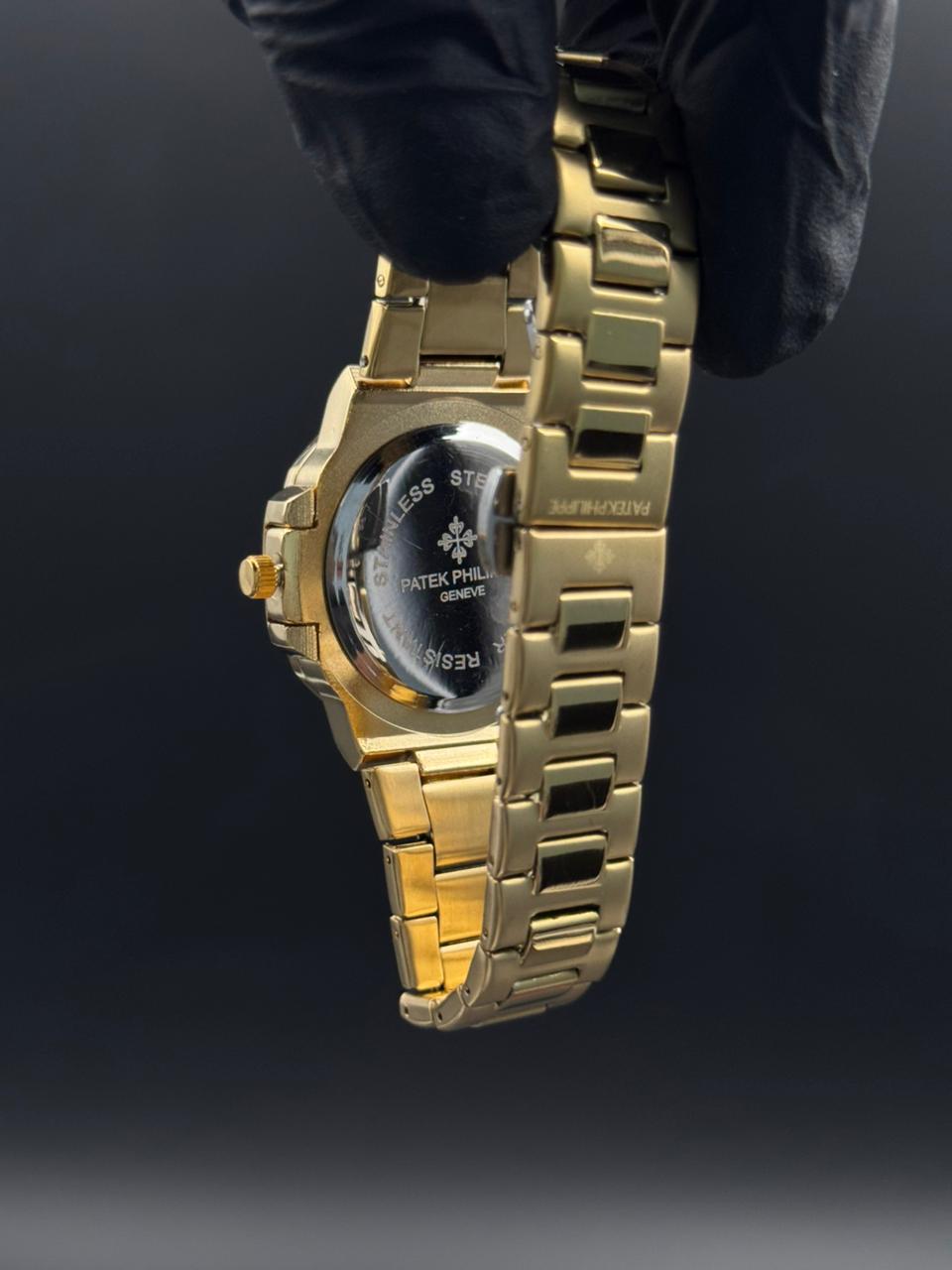 Ptk Mujer Dorado Tablero Blanco