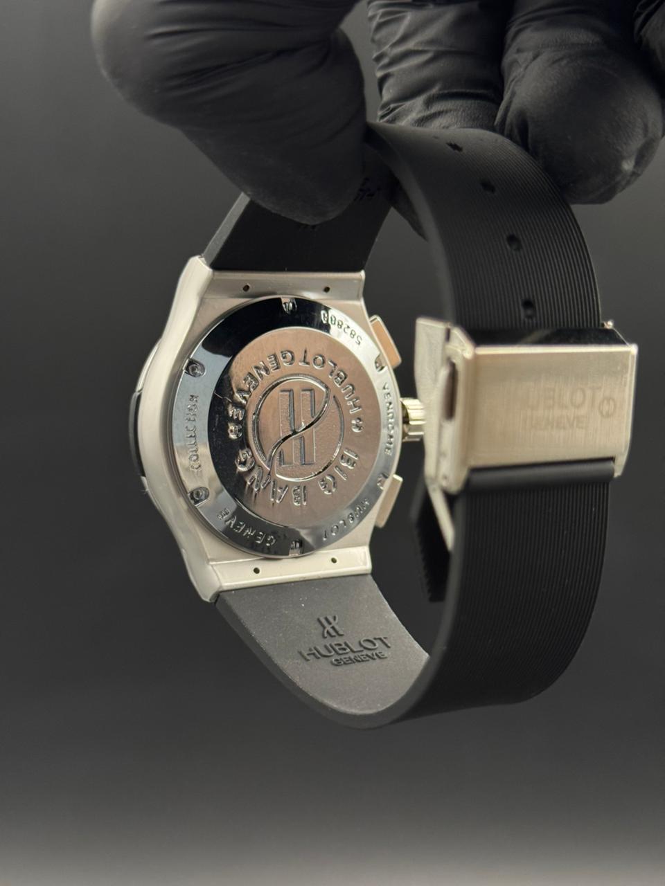 Hblt Meca Goma Negra Tablero Negro Plateado
