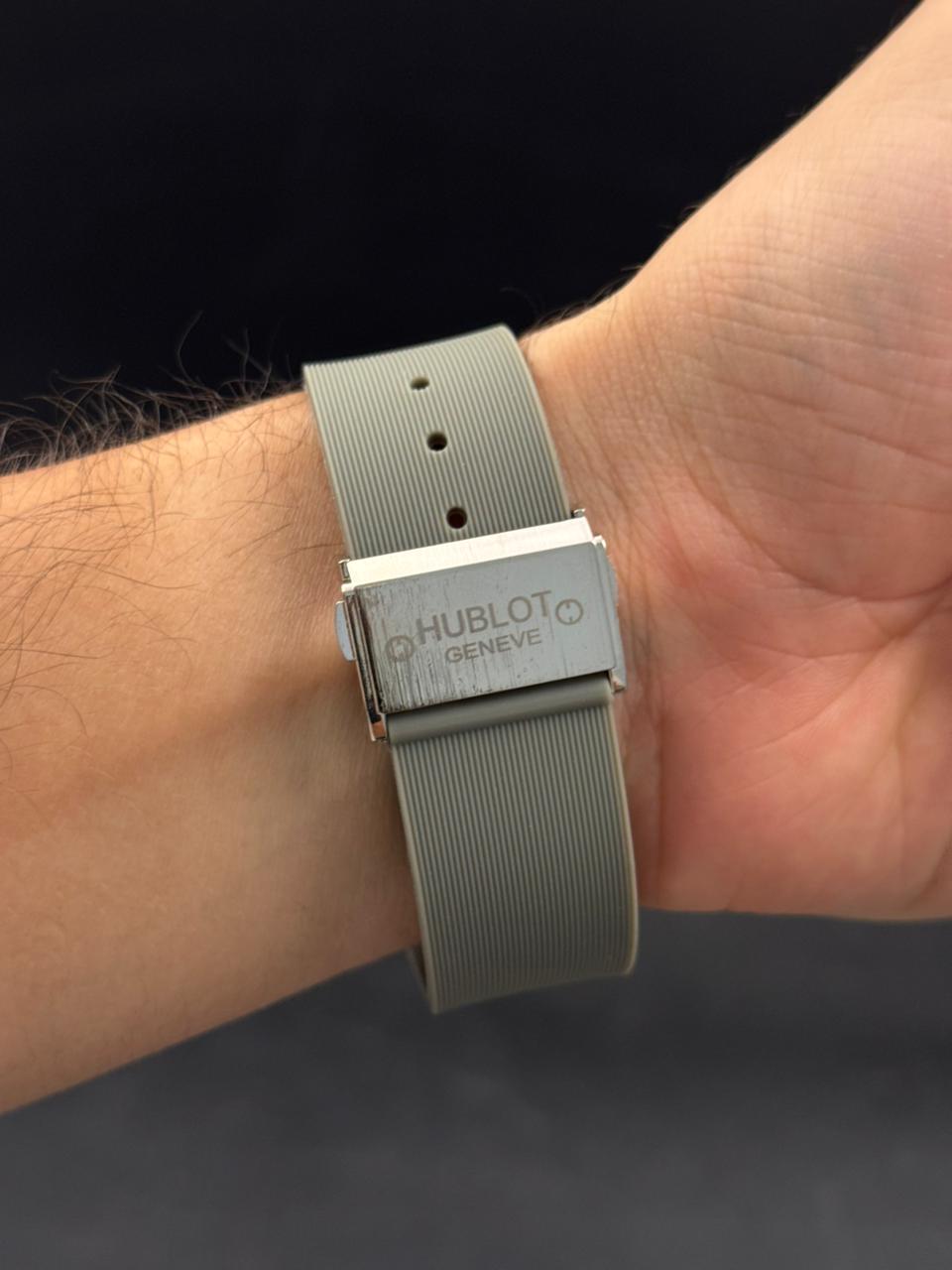Hblt Meca Goma Gris Tablero Plateado