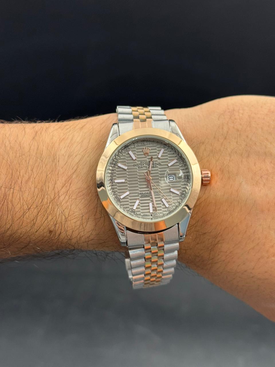 Rlx RSP Texturizado Bicolor Dorado Tablero Gris