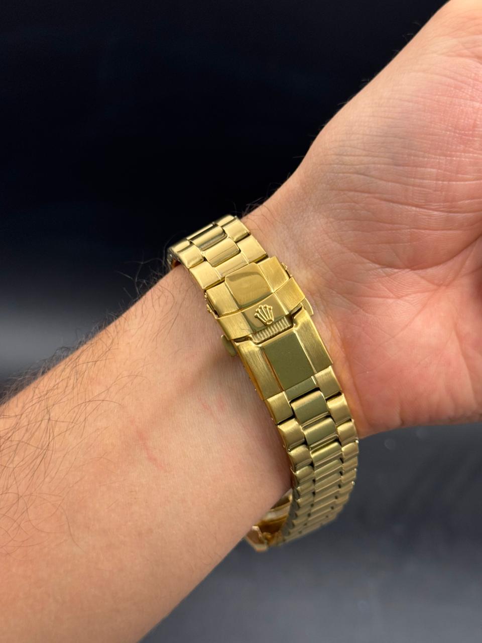 Rlx Timex Dorado Tablero Plateado