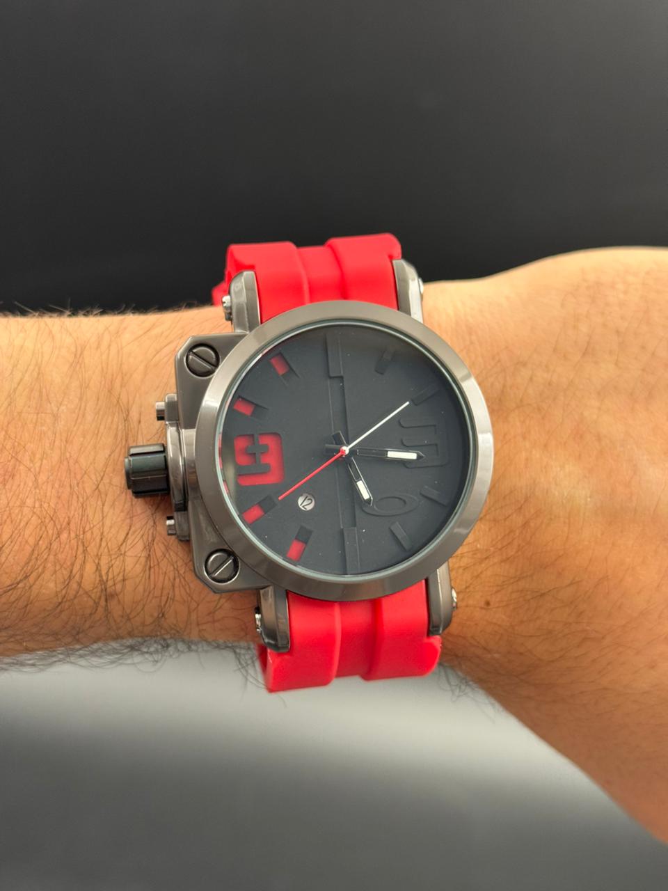 Okl 2026 Goma Roja Tablero Negro Rojo