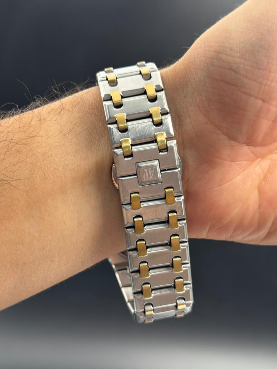 Admrs Royale Metalico Bicolor Dorado Tablero Plateado