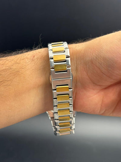 Admrs Oak Metalico Bicolor Dorado Tablero Dorado