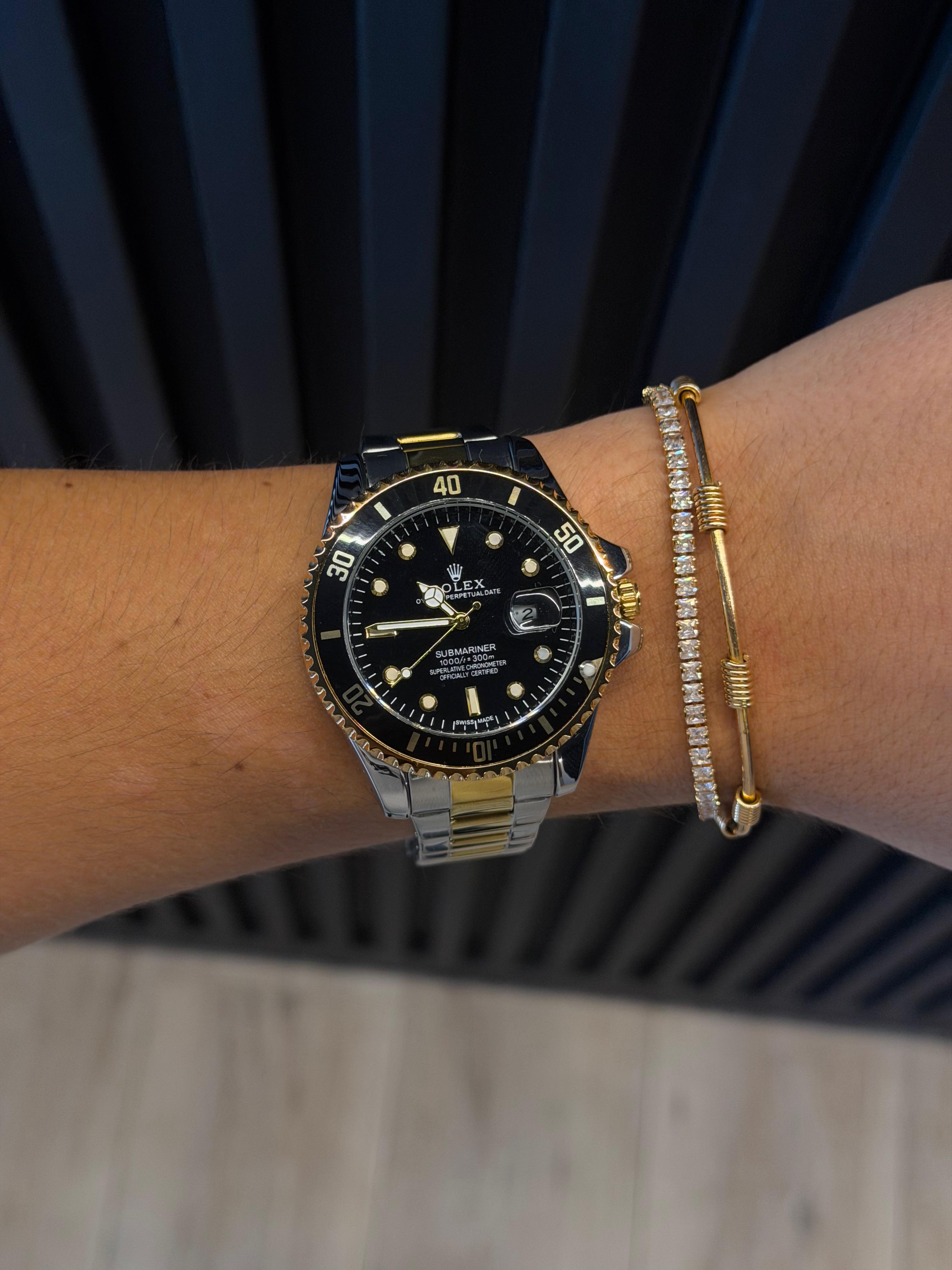 Rlx Submariner New Bicolor Tablero Negro