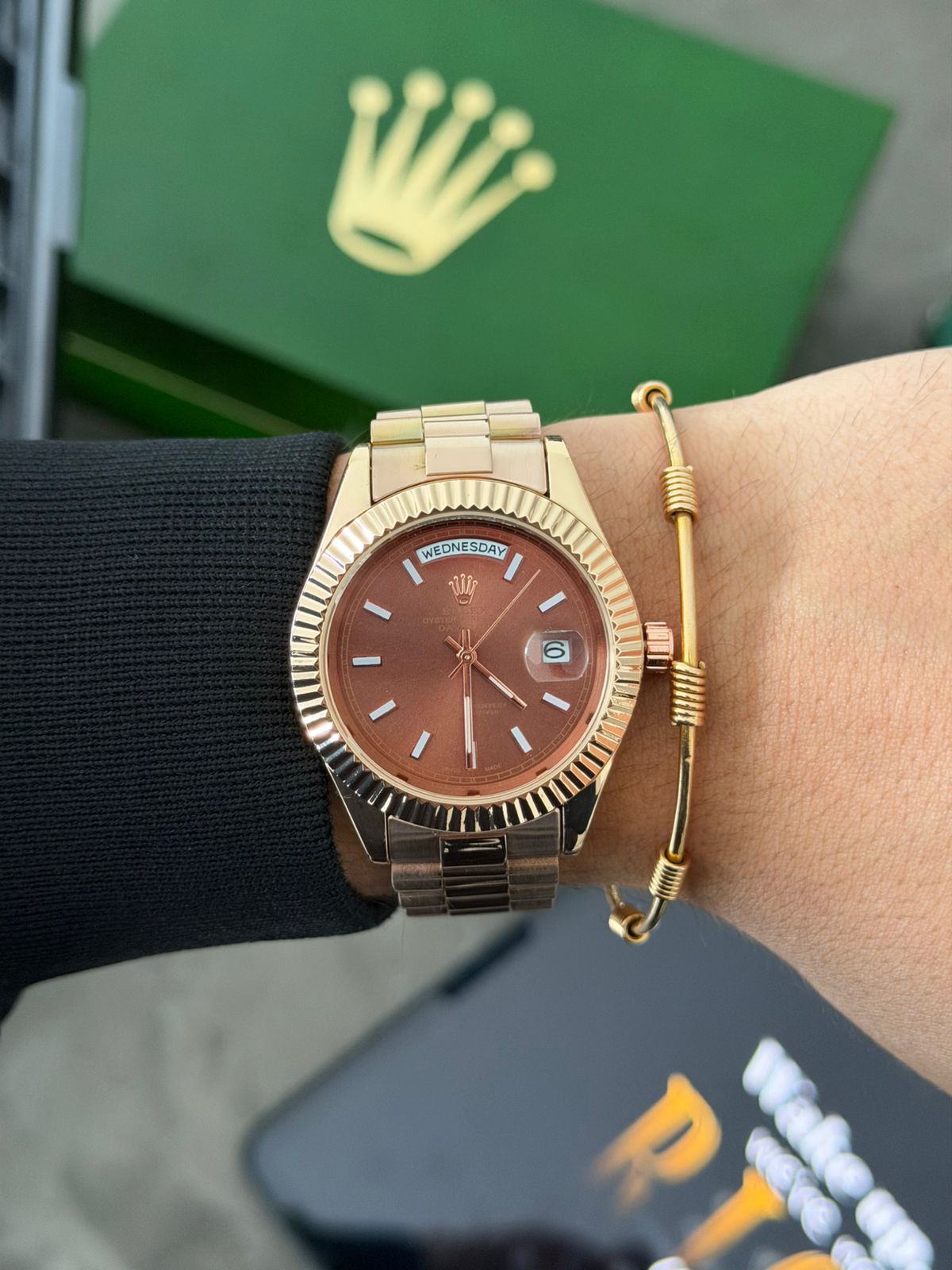 Rlx President Oro Rosa Tablero Chocolate