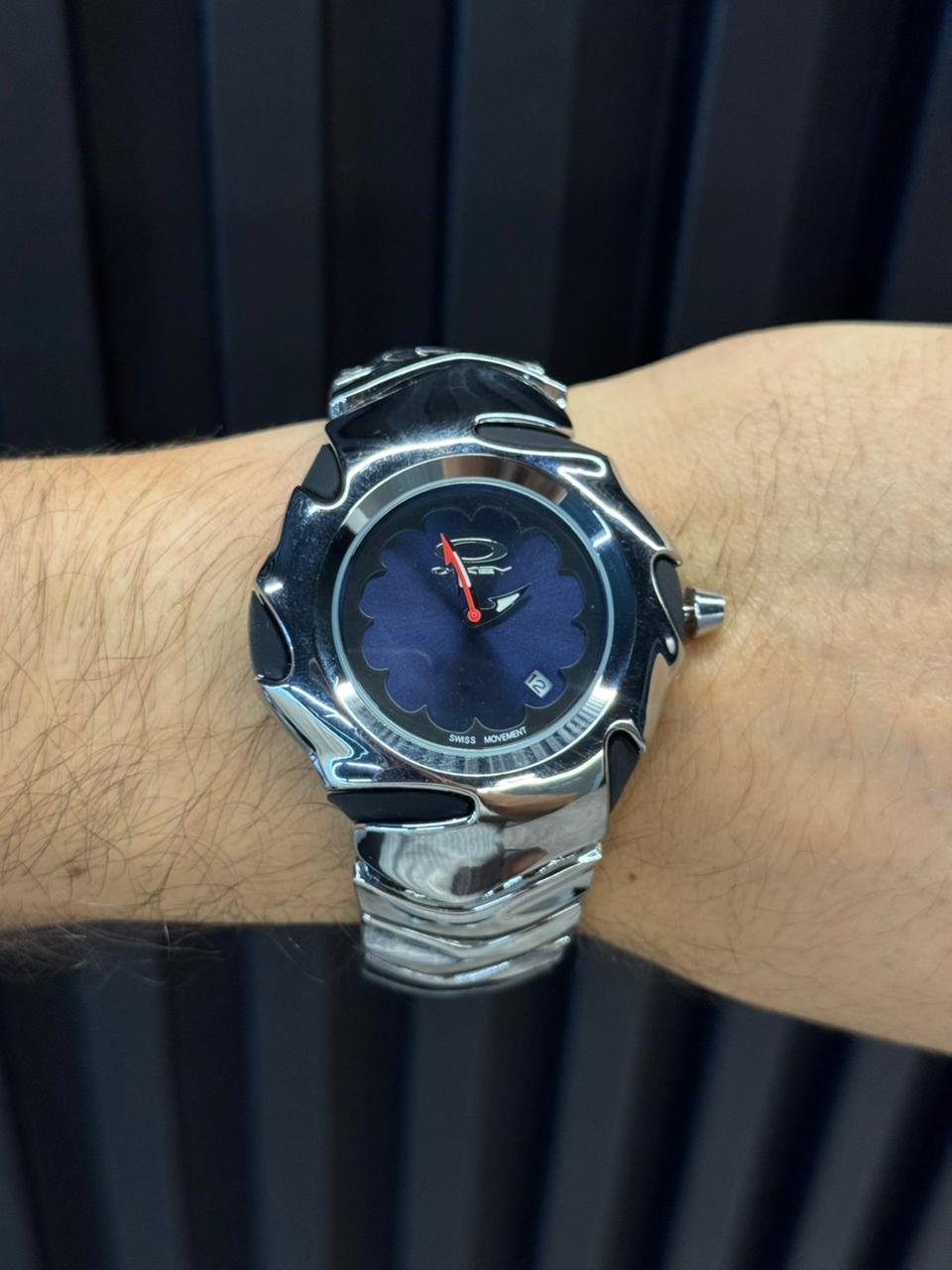 Okl Blade Plateado Tablero Azul