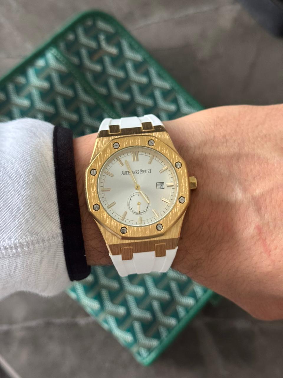 Admrs 2026 Goma Blanca Tablero Plateado Dorado