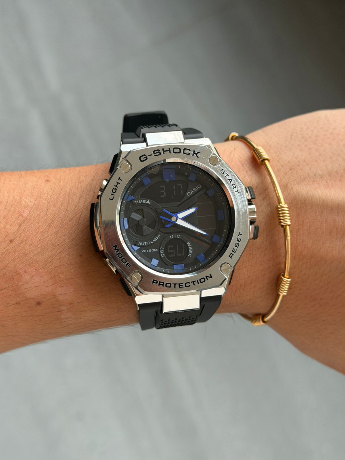 G-Shck Gravitymaster Negro Tablero Negro-Plateado