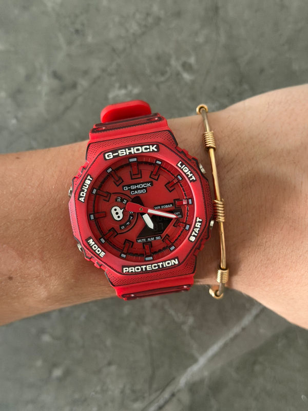 G-Shck Manga Rojo Tablero Rojo