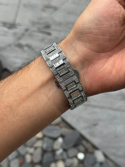 Patk Phlppe Circones Plateado Tablero Plateado