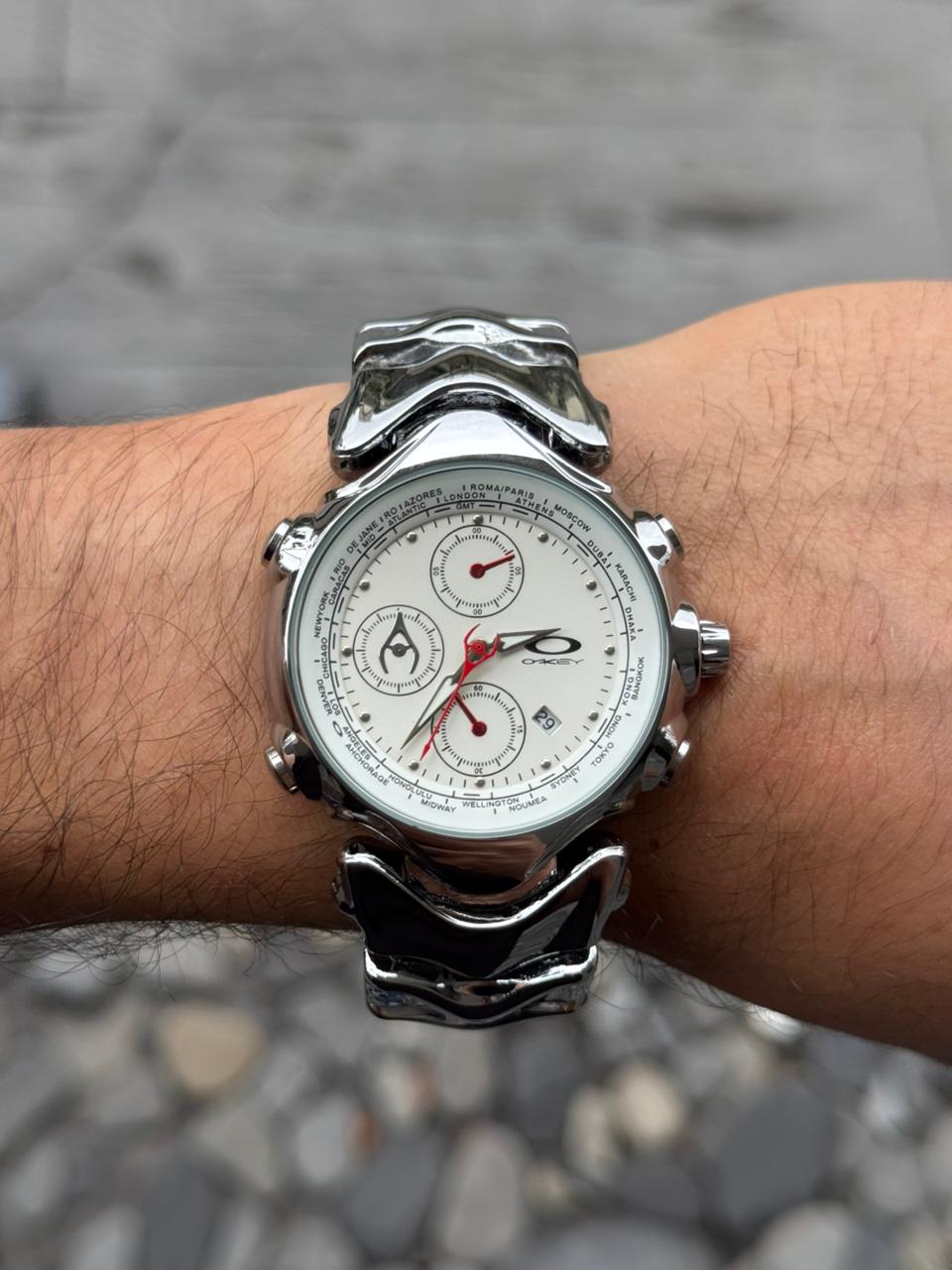 Okey Gmt Plateado Tablero Blanco