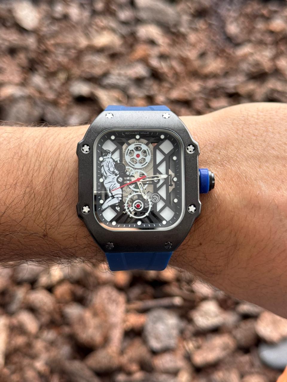 Rchrd Mll C7 Goma Azul Tablero Negro