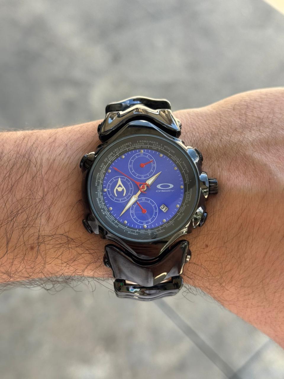 Okey Gmt Negro Tablero Azul