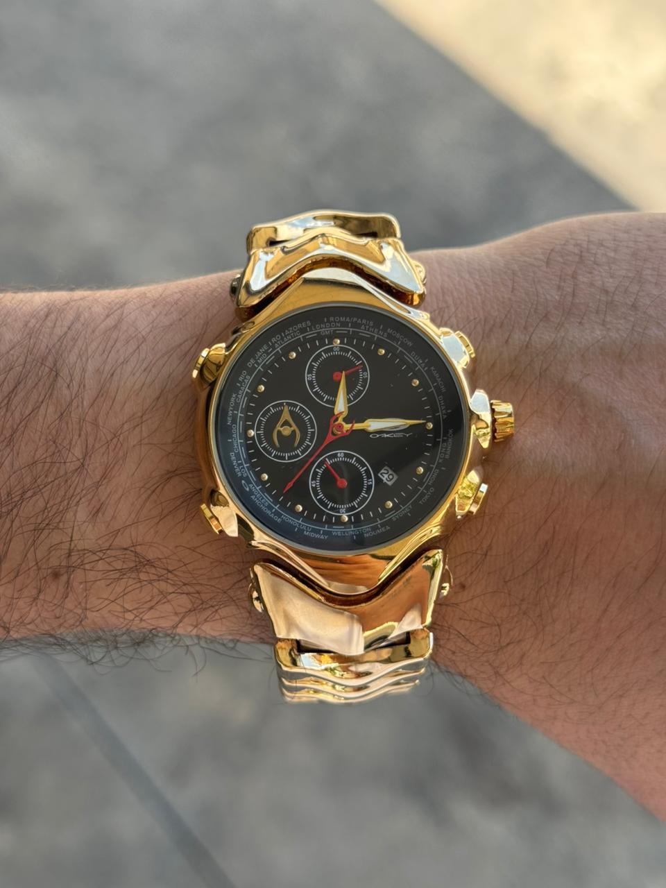 Okey Gmt Dorado Tablero Negro