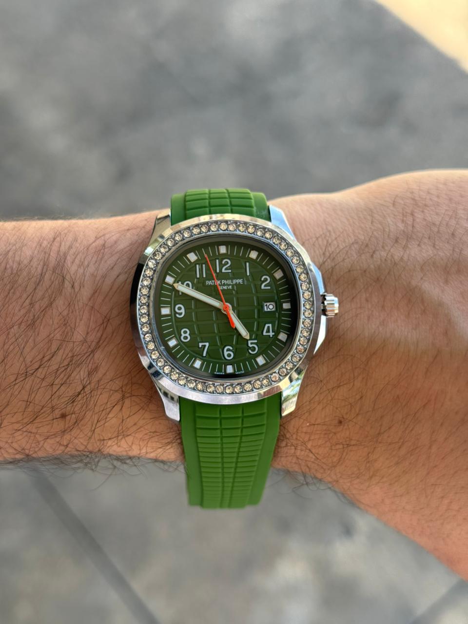 Ptk Circones Goma Verde Tablero Verde Plateado