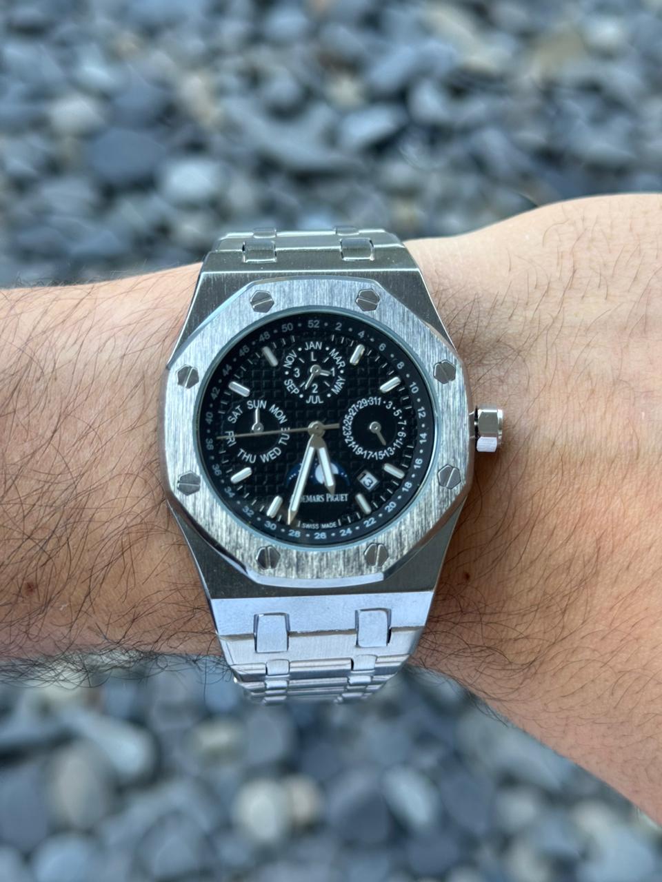 Admrs Metalico Plateado Tablero Negro