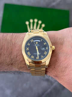 Rlx Roman Liso Dorado Tablero Negro