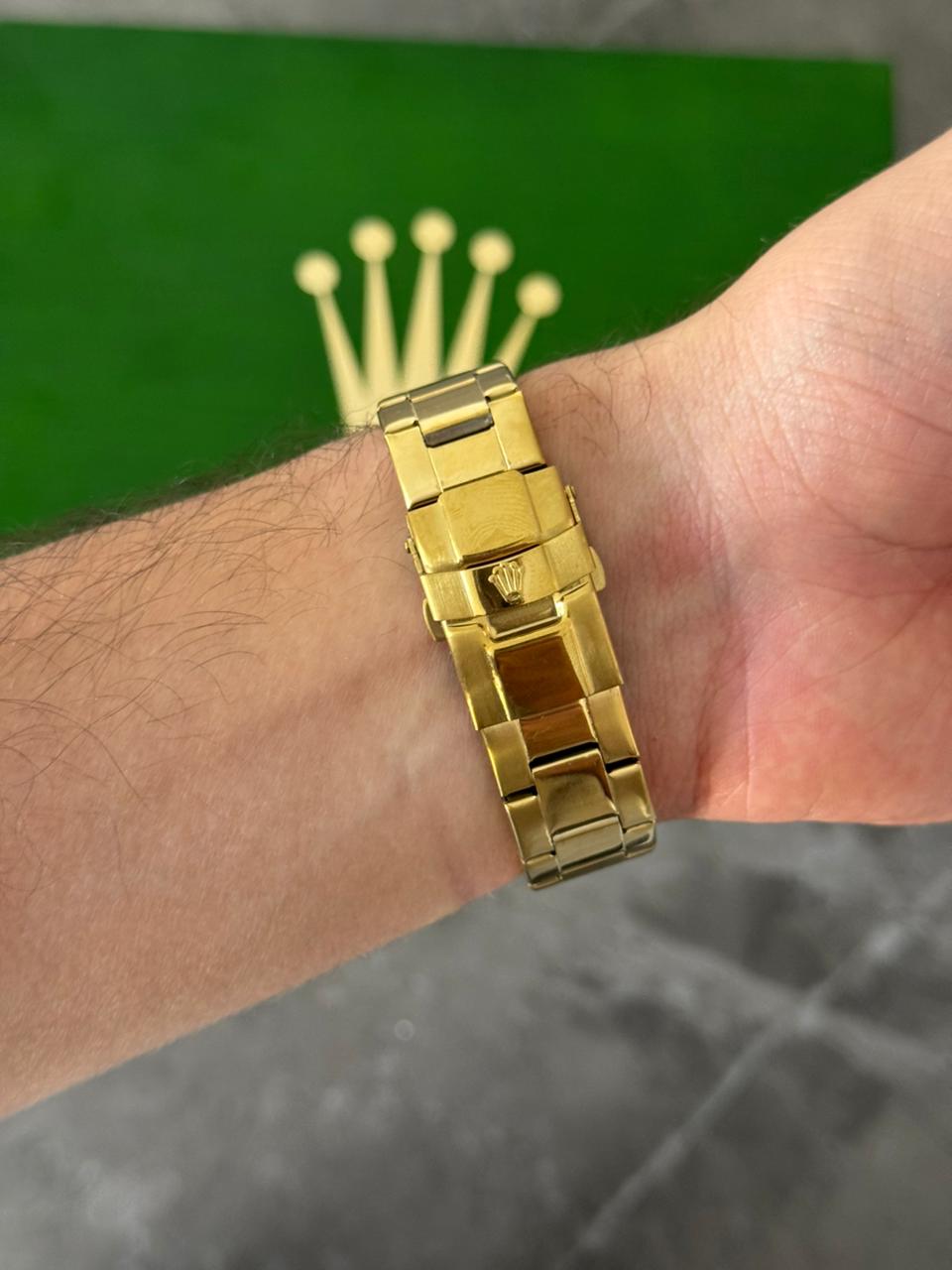 Rlx Submariner New Dorado Tablero Negro