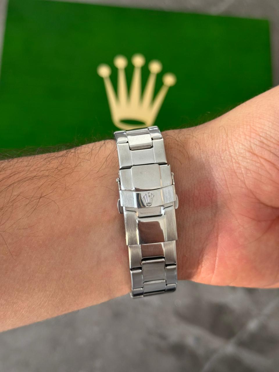 Rlx Master Plateado Tablero Azul