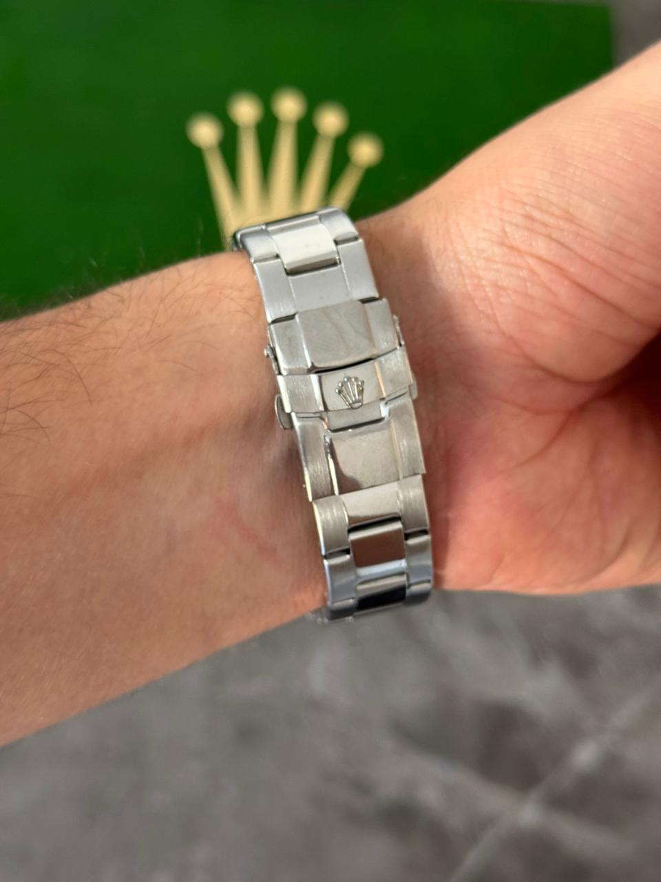 Rlx Submariner new plateado tablero negro