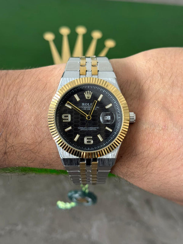 Rlx Lx Bicolor Dorado Tablero Negro