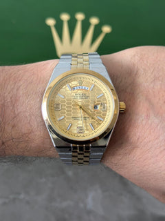 Rlx Lx Liso Bicolor Dorado Tablero Dorado